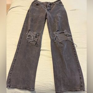 Hollister Distressed Gray Women Jeans